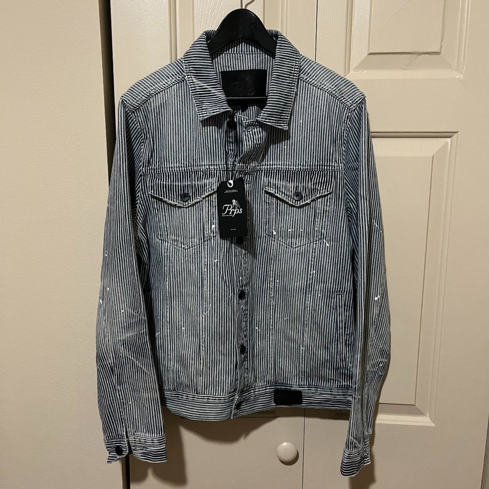 PRPS Men's Denim Jacket Size L NWT